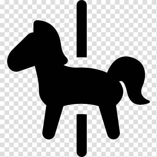 Horse Carousel Computer Icons Silhouette, Carousel transparent background PNG clipart