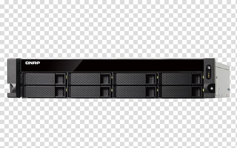 QNAP TS-831XU Network Storage Systems QNAP NAS QNAP TS-463U-RP NAS server, SATA 6Gb/s QNAP TS-853BU-RP, elevation transparent background PNG clipart