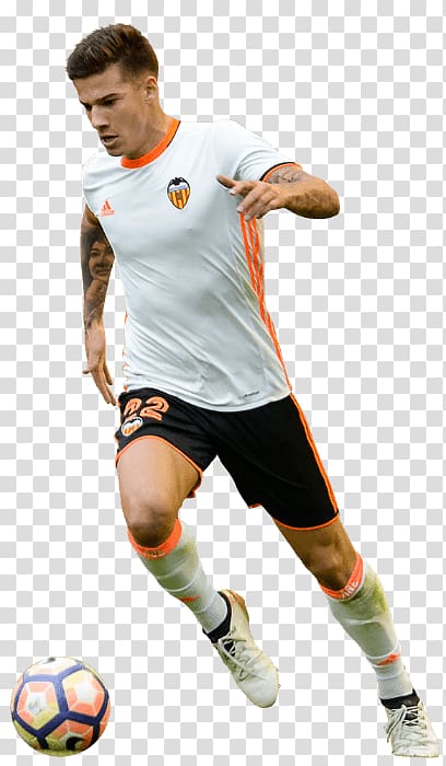 Santi Mina Soccer player Football Valencia CF Team sport, Soccer action transparent background PNG clipart
