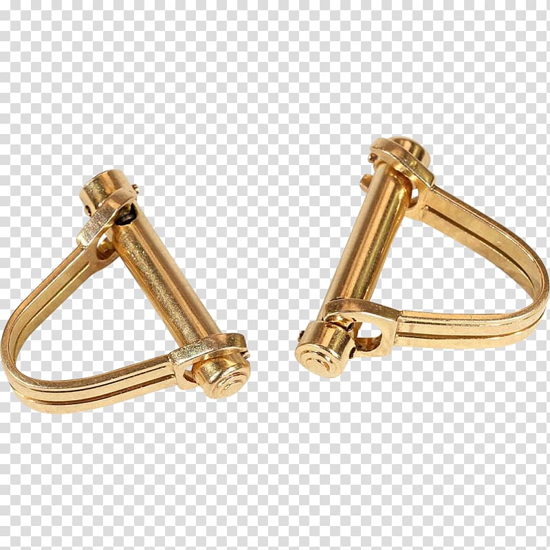 Earring Gold The Kentucky Derby Jewellery Cufflink, gold transparent background PNG clipart