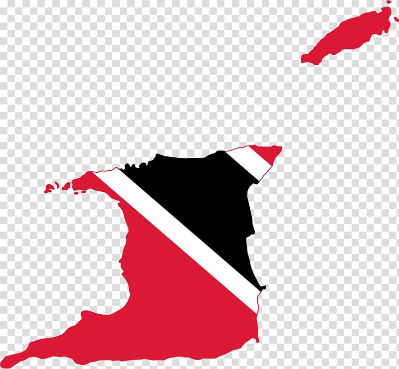 Flag of Trinidad and Tobago Port of Spain Map, republic day transparent background PNG clipart