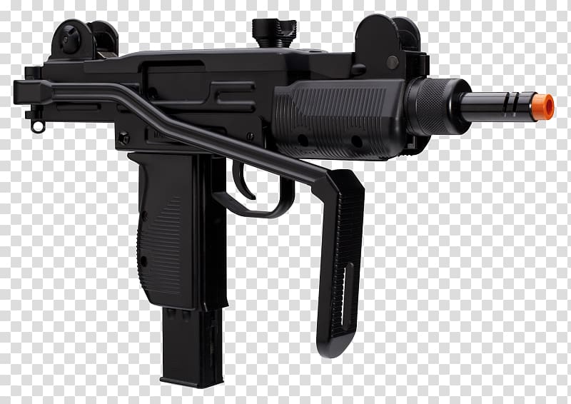 Airsoft Guns Firearm Uzi Submachine gun Blowback, others transparent background PNG clipart