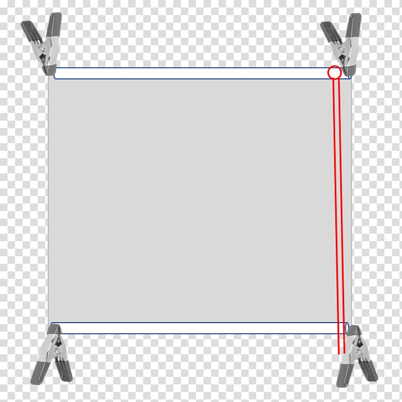 Rectangle Line, hanging string polaroid frame transparent background PNG clipart