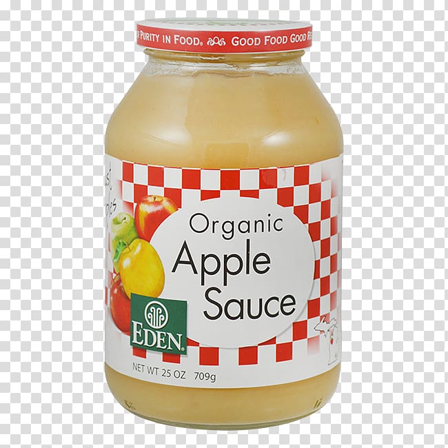 Organic food Apple sauce Eden Foods Inc., food category 5 transparent background PNG clipart