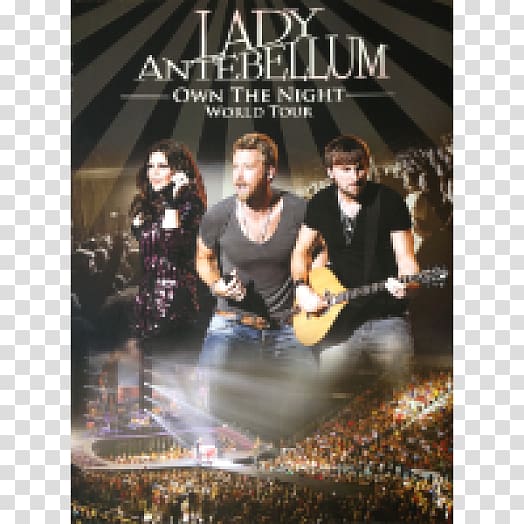 Blu-ray disc Own the Night Lady Antebellum Concert DVD, dvd transparent background PNG clipart