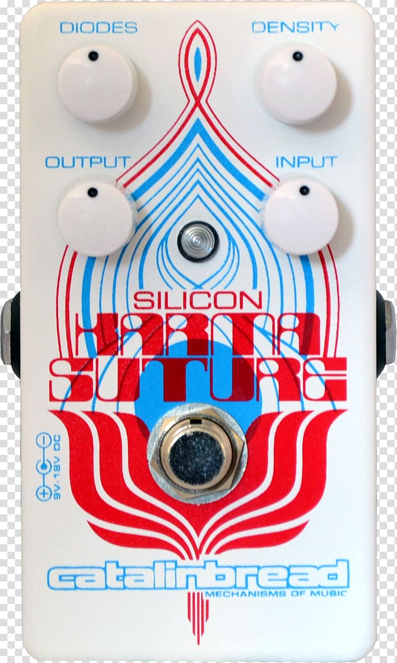 Distortion Effects Processors & Pedals Fuzzbox Fuzz Face Silicon, electric guitar transparent background PNG clipart