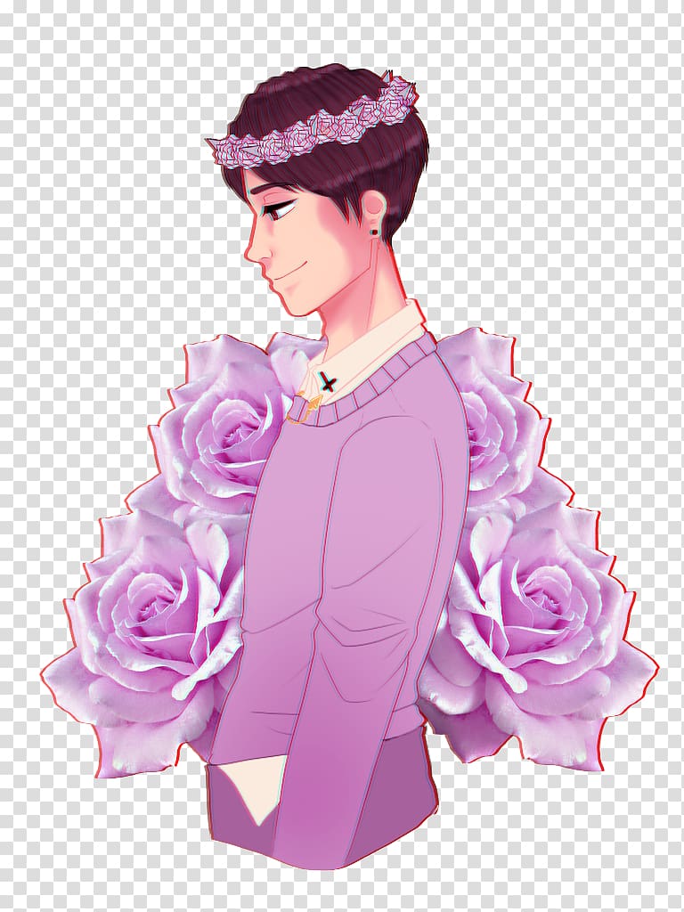 Dan Howell Dan and Phil Floral design Drawing Pastel, painting transparent background PNG clipart
