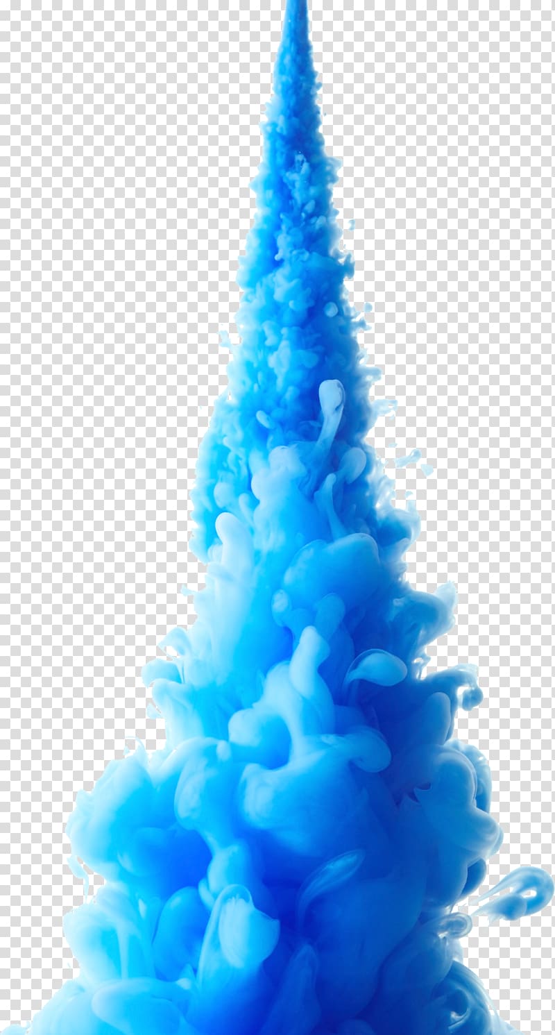 blue water-color ink transparent background PNG clipart