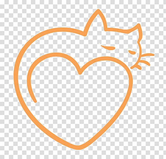 Wildcat Kitten Dog Living with Cats, Orange Love transparent background PNG clipart