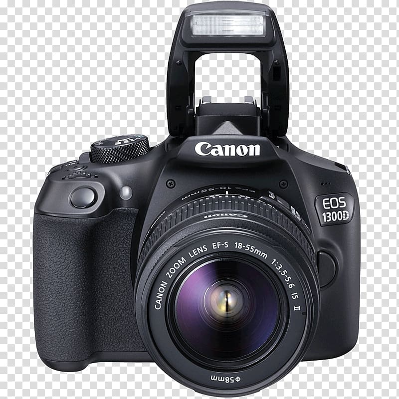 Canon EOS 1300D Canon EF-S 18–55mm lens Canon EF-S lens mount Canon EOS 80D Digital SLR, camera lens transparent background PNG clipart