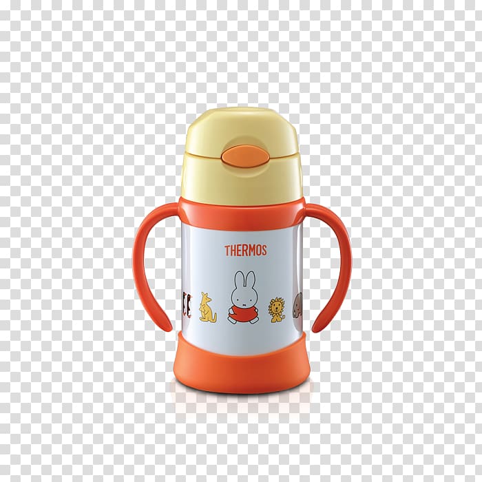 Thermoses Lid Mug Miffy Thermos L.L.C., Sippy cup transparent background PNG clipart