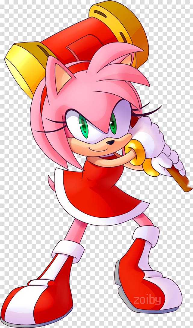 Sonic The Hedgehog Clipart Red - Amy Rose 3d, HD Png Download , Transparent  Png Image - PNGitem