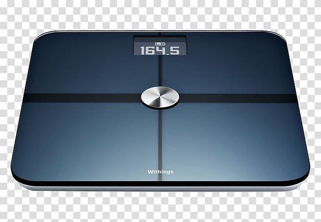 Withings Weighing scale Wireless Osobnxed vxe1ha Weight, Blue Body Weight Scale transparent background PNG clipart