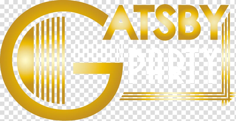 Jay Gatsby The Great Gatsby Logos, Great Gatsby Party transparent background PNG clipart