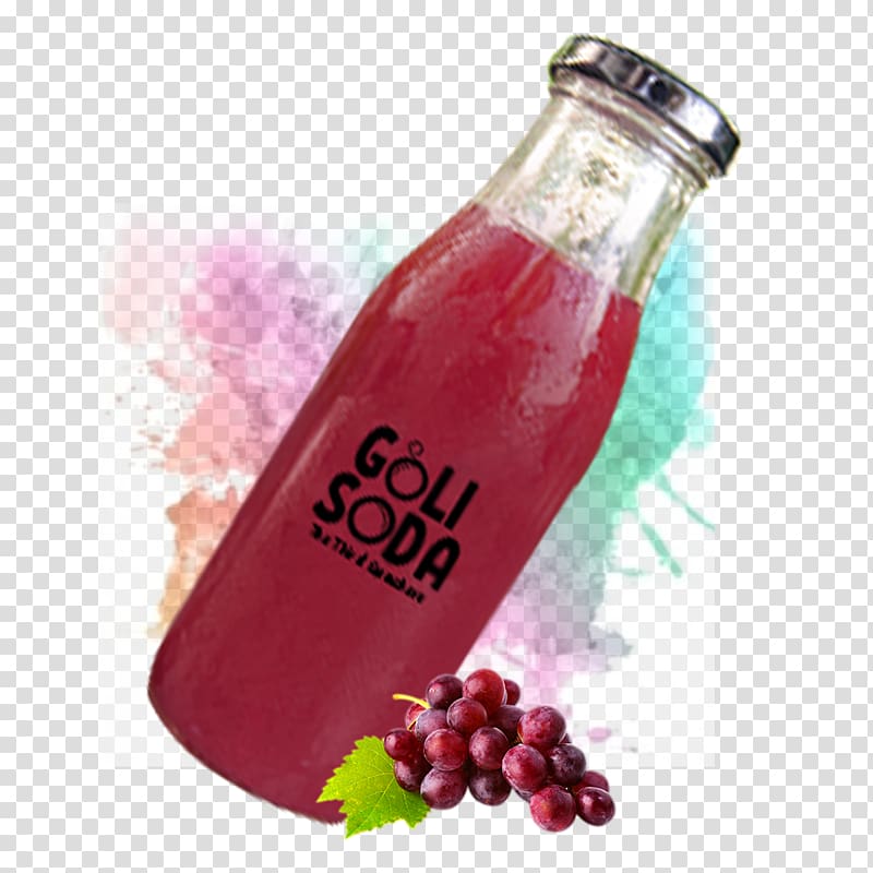 Goli Soda Coconut water Drink Bottle Grape, frozen grape juice bar transparent background PNG clipart