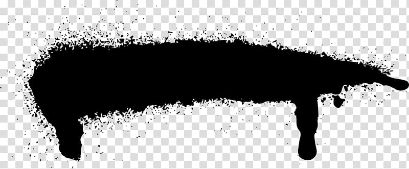 black stain illustration, Paint Black and white, spray paint transparent background PNG clipart