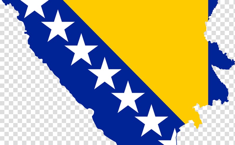 Flag of Bosnia and Herzegovina Yugoslav Wars Yugoslavia Bosnian, others transparent background PNG clipart