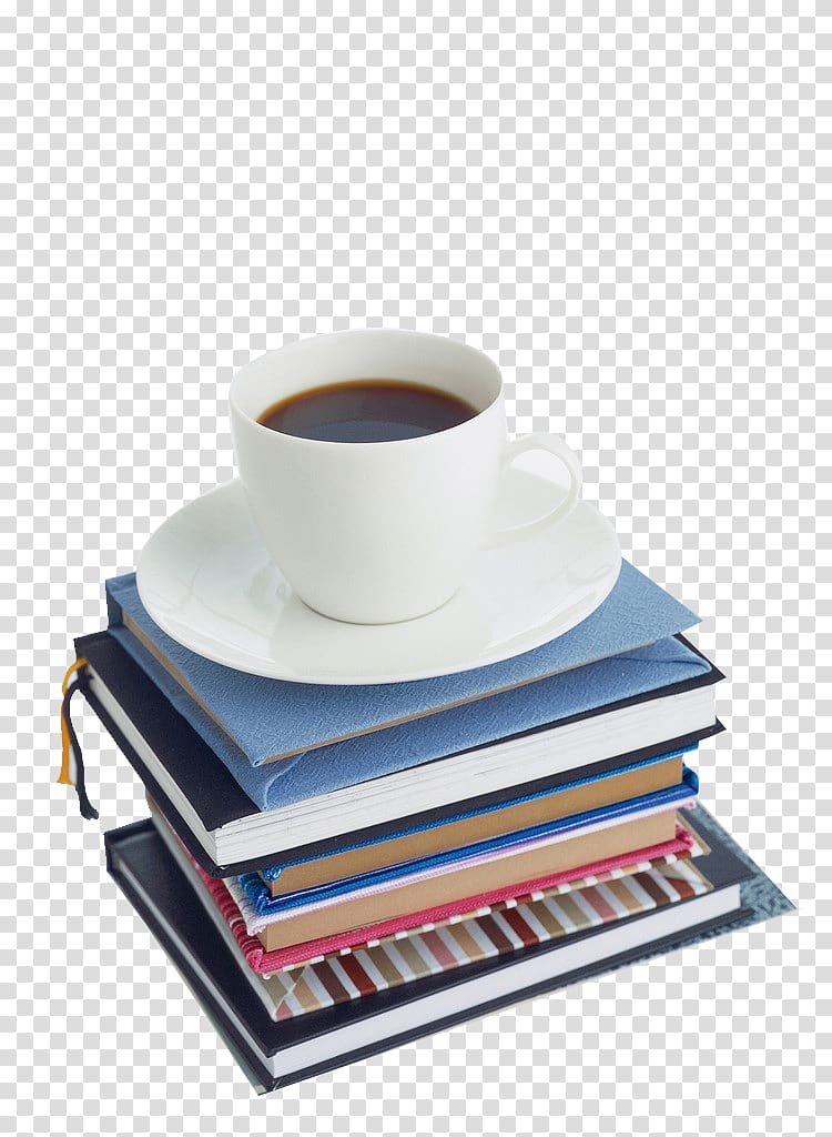Coffee cup Book, Coffee and book transparent background PNG clipart