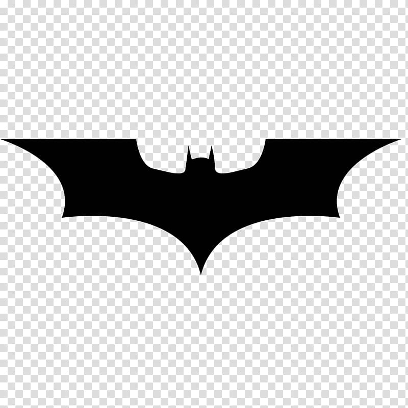 Batman Stencil Symbol BatSignal, PPE Symbols transparent background