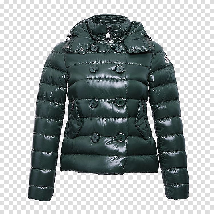 Moncler Hood Jacket Outerwear, Ms. Meng Kelai hooded down jacket transparent background PNG clipart