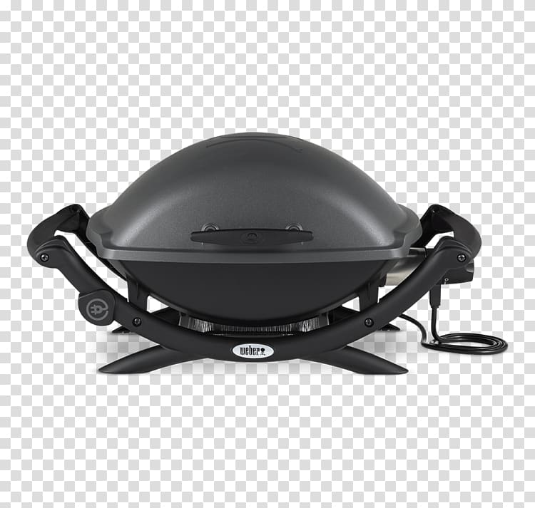 Barbecue Weber Q Electric 2400 Weber-Stephen Products Grilling Weber Q 1400 dark grey, Weber Grill transparent background PNG clipart