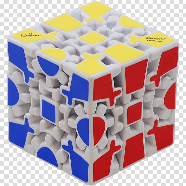 Gear Cube Rubik's Cube Combination puzzle V-Cube 7, cube transparent background PNG clipart