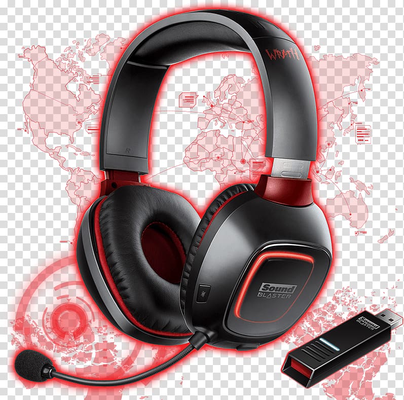 Microphone Xbox 360 Wireless Headset Headphones Creative Labs, microphone creative advertising transparent background PNG clipart