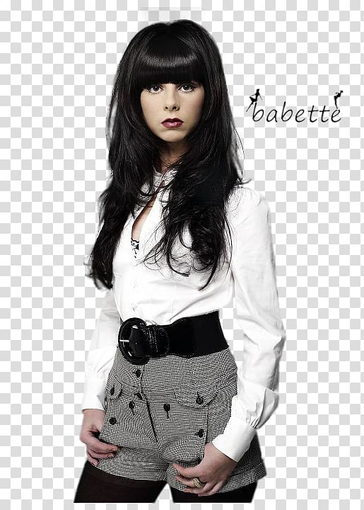 Black hair Long hair Bangs Hairstyle, hair transparent background PNG clipart