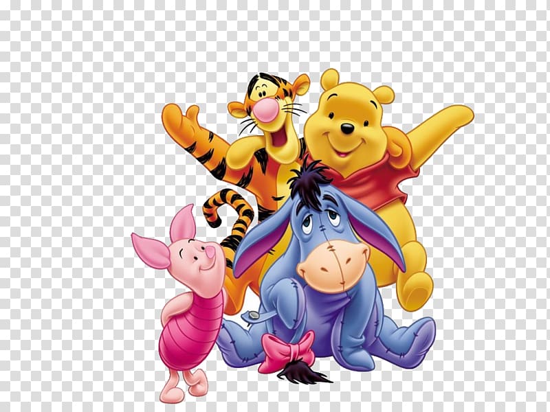 Winnie-the-Pooh Tigger Piglet Eeyore Pooh and Friends, winnie the pooh transparent background PNG clipart