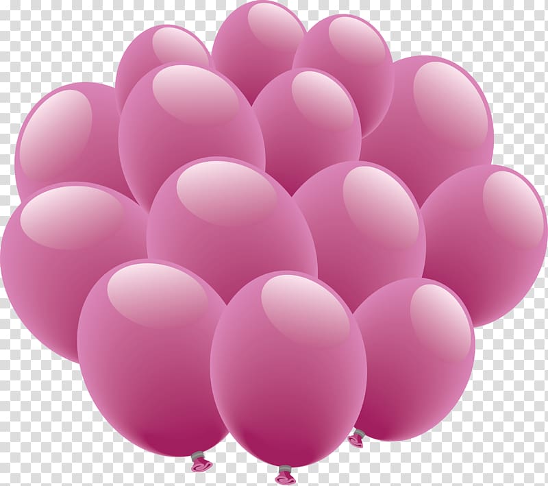 Balloon , Purple balloons transparent background PNG clipart
