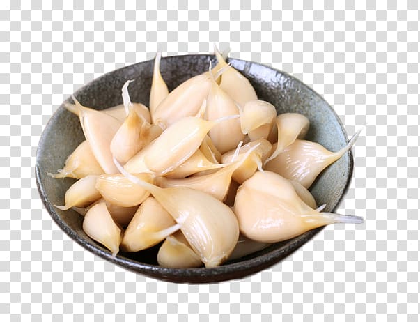 Solo garlic Laba garlic Vinegar Pickling, Folk snacks Laba garlic material transparent background PNG clipart