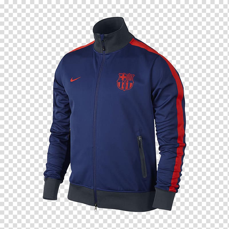 Jacket Adidas Hood Nike Coat, FCB transparent background PNG clipart