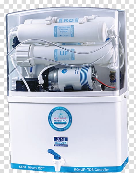 Water Filter Water purification India Kent RO Systems Reverse osmosis, India transparent background PNG clipart