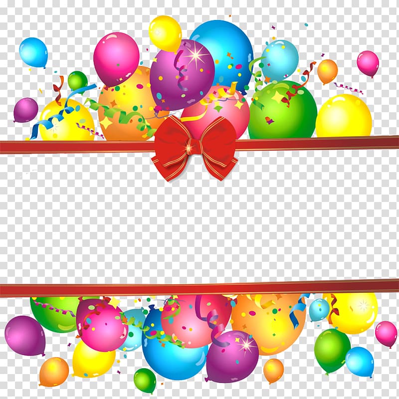 colored balloons wordpad transparent background PNG clipart