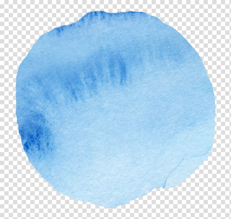 blue shell art, Watercolor Watercolor painting Blue Paper Texture, blue watercolor transparent background PNG clipart