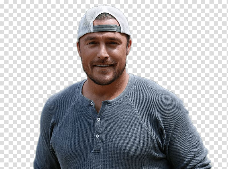 man wearing blue Henley shirt and white trucker cap illustration, Chris Soules Hat transparent background PNG clipart