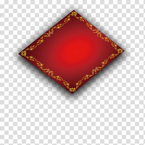 Rhombus , Red diamond Fig. transparent background PNG clipart