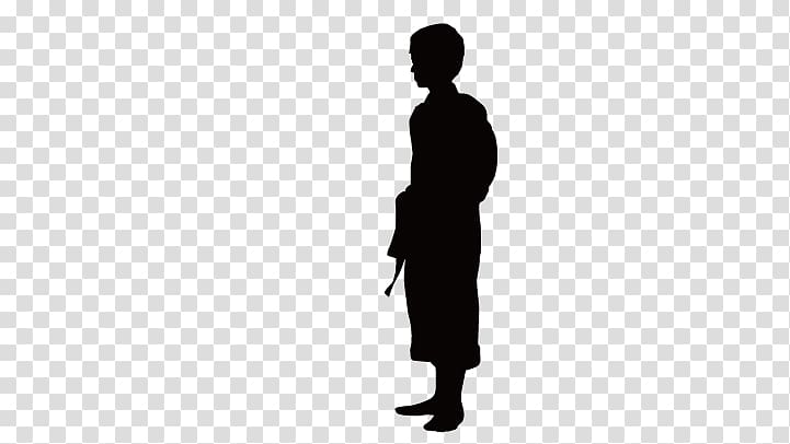 silhouette of man, Black Silhouette White , Taekwondo silhouette figures transparent background PNG clipart