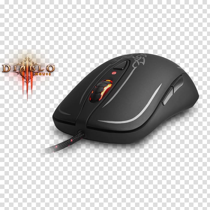 Diablo III: Reaper of Souls World of Warcraft: Cataclysm SteelSeries Computer mouse, diablo series transparent background PNG clipart