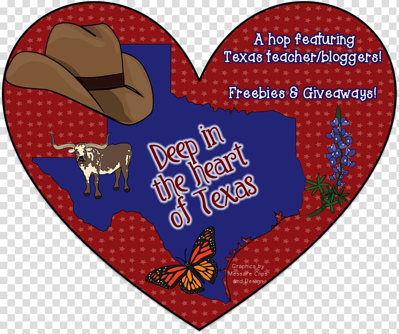 Heart of Texas Second grade Teacher, heart transparent background PNG clipart