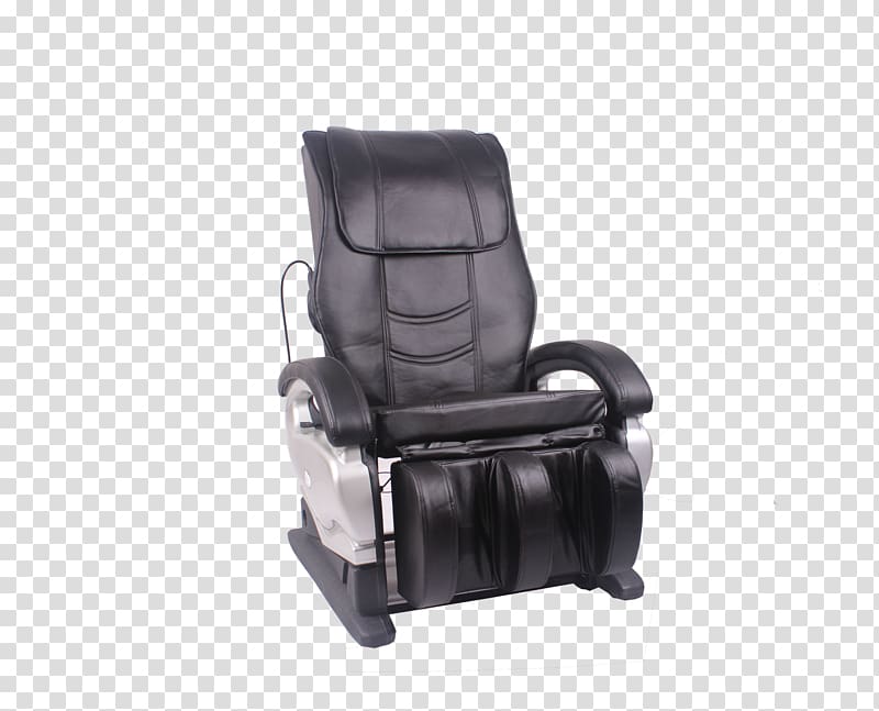 Recliner Massage chair Table Bonded leather, massage chair transparent background PNG clipart