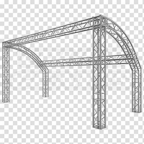 Truss Steel Structure BMW 3 Series Gran Turismo, fair booth transparent background PNG clipart