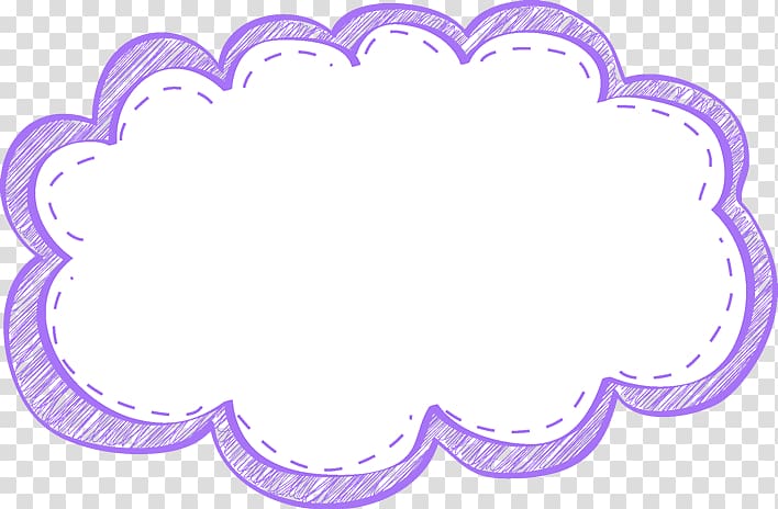 white cloud , Cloud Frames Free content , Purple Frame transparent background PNG clipart