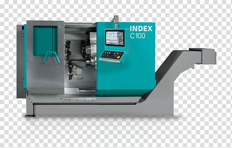 Machining Lathe Turning Machine Index-Werke, Rapid Acceleration transparent background PNG clipart