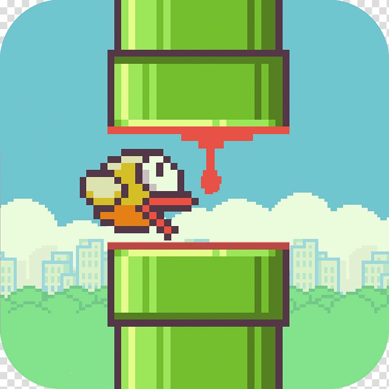 Flappy Bird illustration, Flappy Bird App Store Sprite, scratch transparent  background PNG clipart