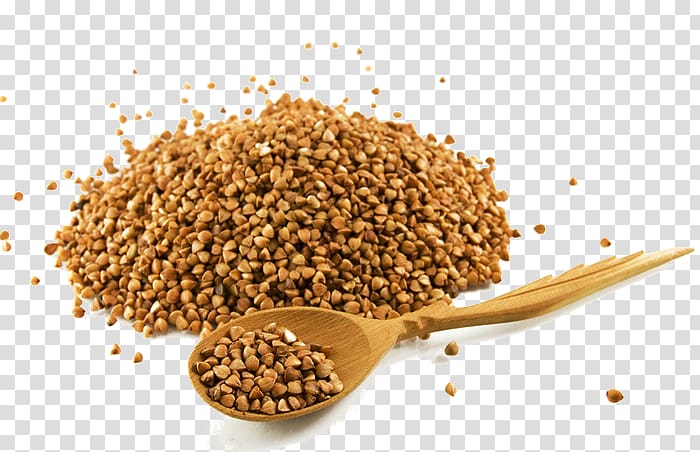 lentils with spoon, Buckwheat Cereal Ancient grains Whole grain, bread transparent background PNG clipart