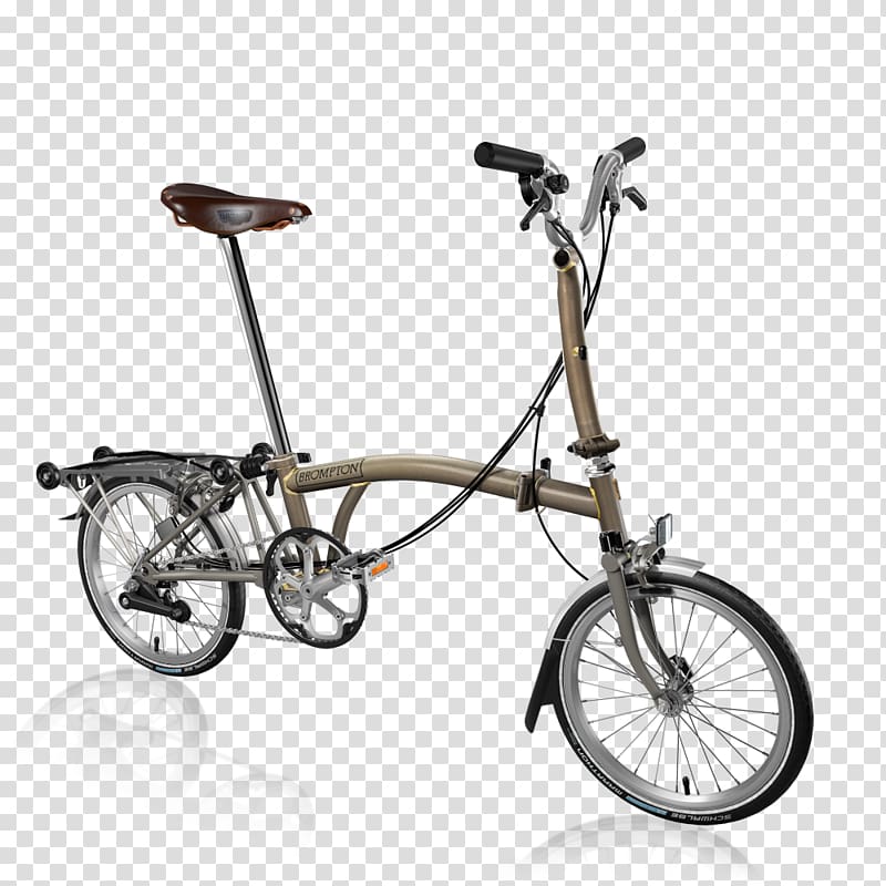 Brompton Bicycle Folding bicycle Racing Cycling, bike transparent background PNG clipart