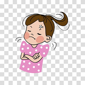 Tremor , Trembling girl transparent background PNG clipart thumbnail