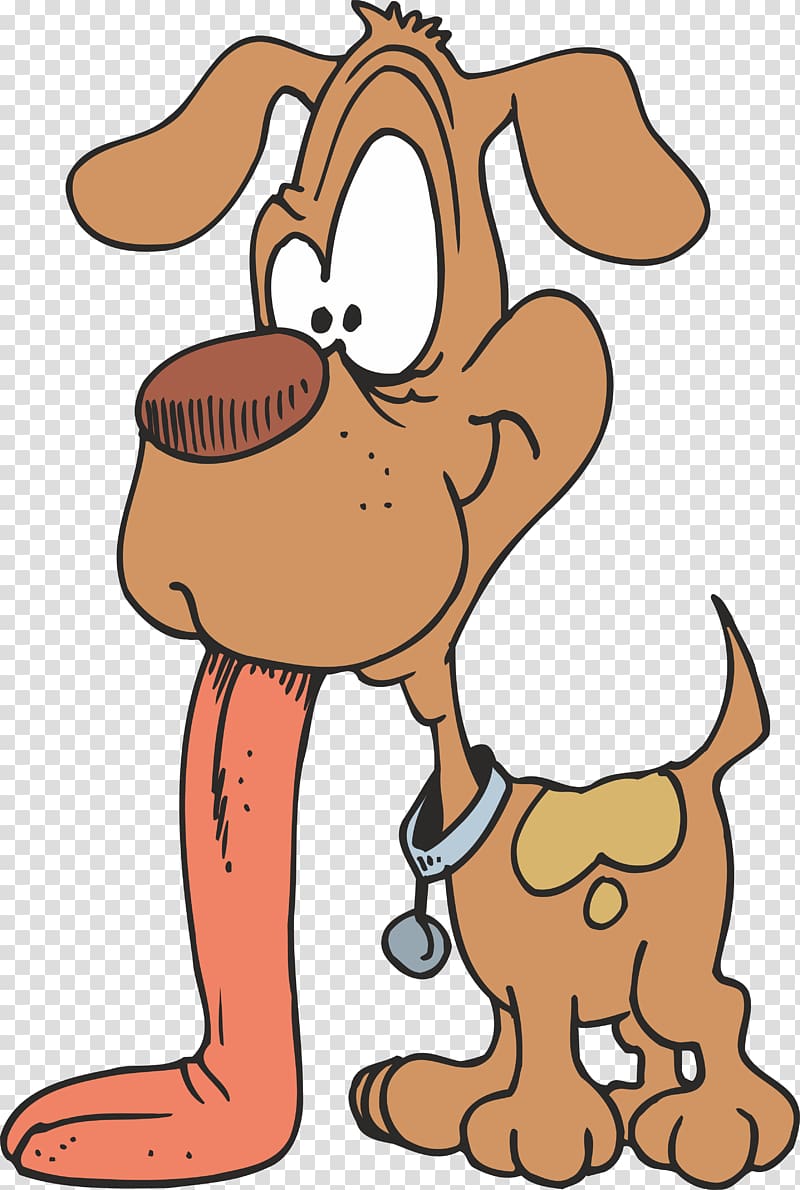 Dachshund Bulldog Puppy Cartoon , tongue transparent background PNG clipart