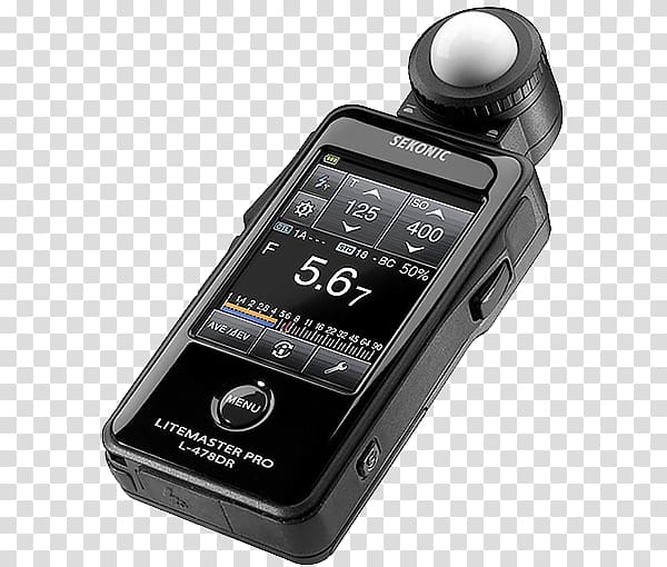 Sekonic LiteMaster PRO L-478DR Flashmètre PocketWizard Light Meter, Doctor Bradys transparent background PNG clipart